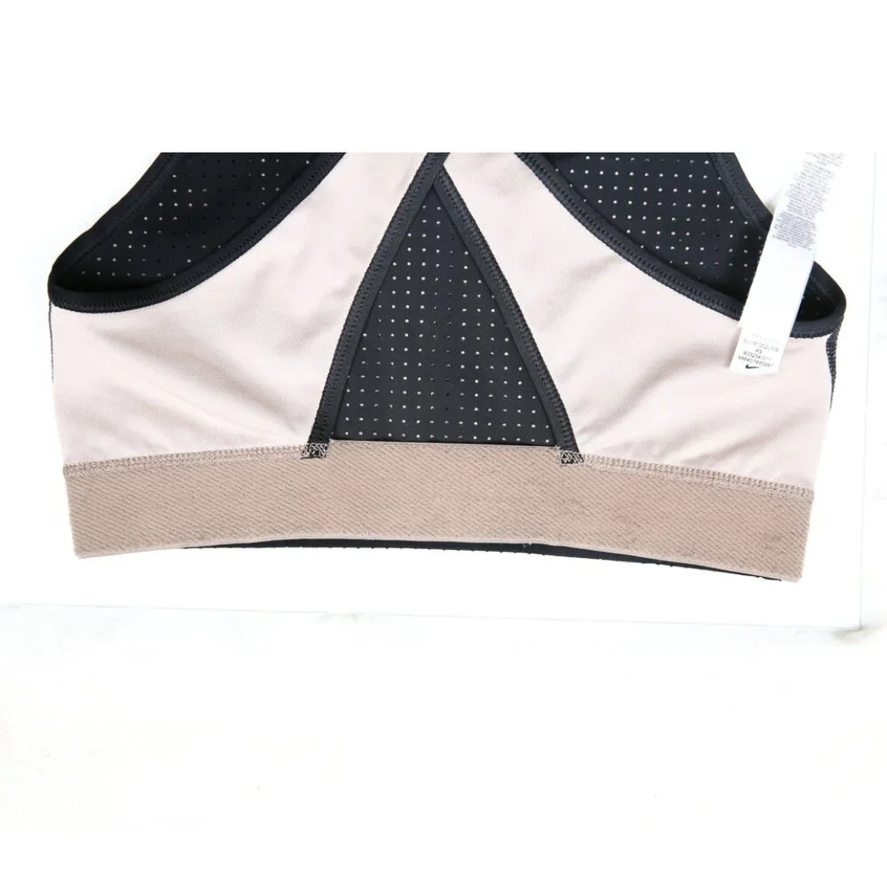 NIKE Classic Cross Back High-Neck Sports Bra with Dri-FIT Technology